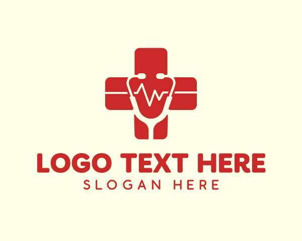 Healthcare Stethoscope Emblem